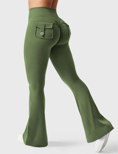 Cargo Flare Fitness Leggings - Ironfit