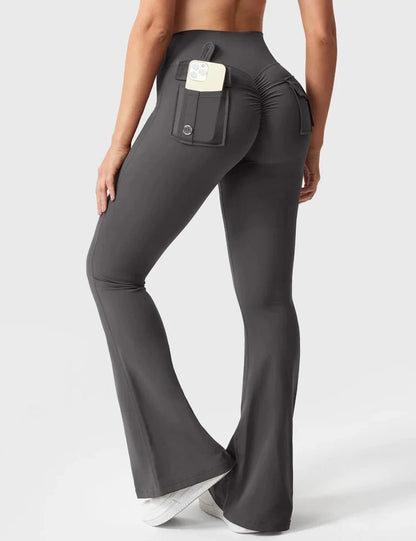 Cargo Flare Fitness Leggings - Ironfit