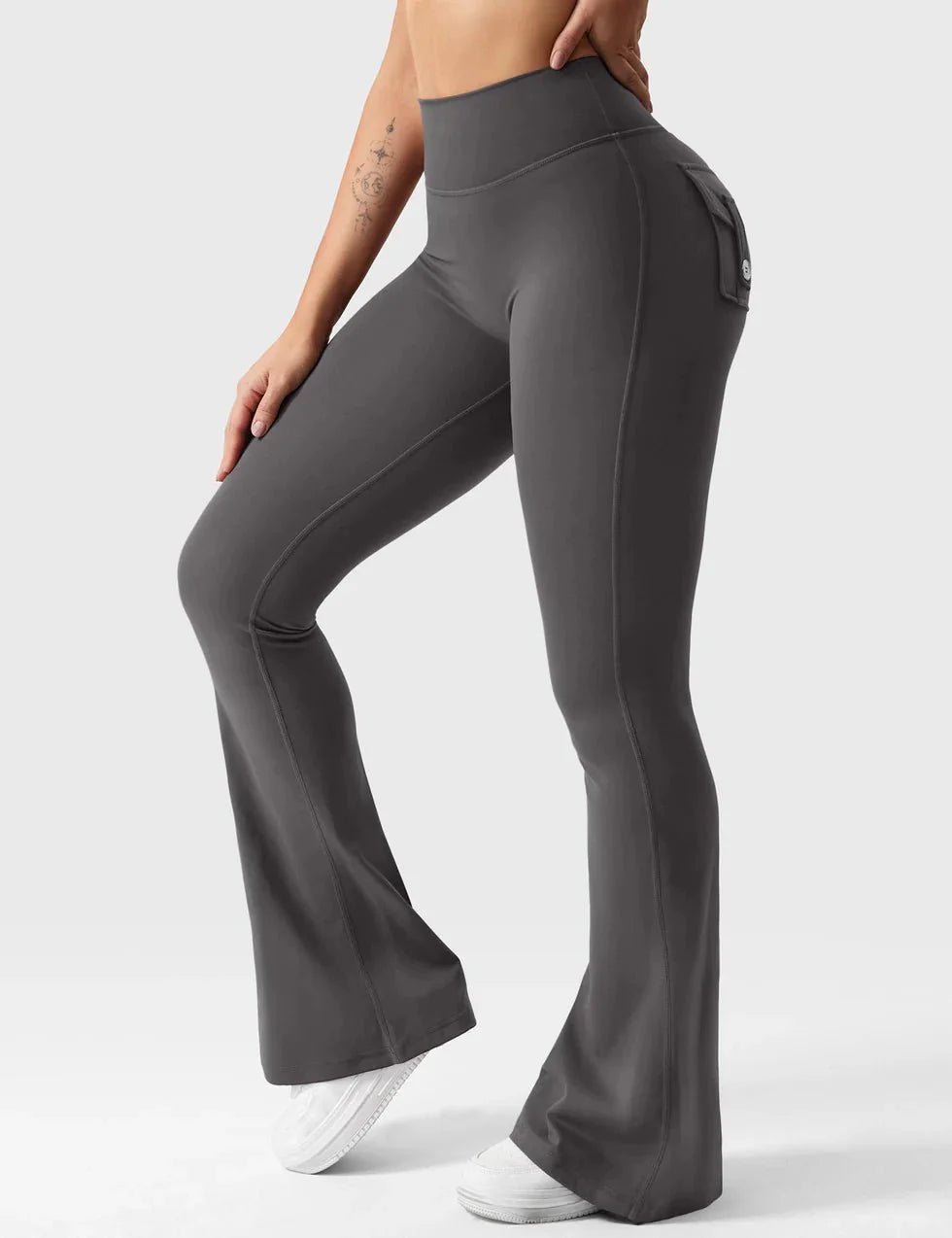 Cargo Flare Fitness Leggings - Ironfit