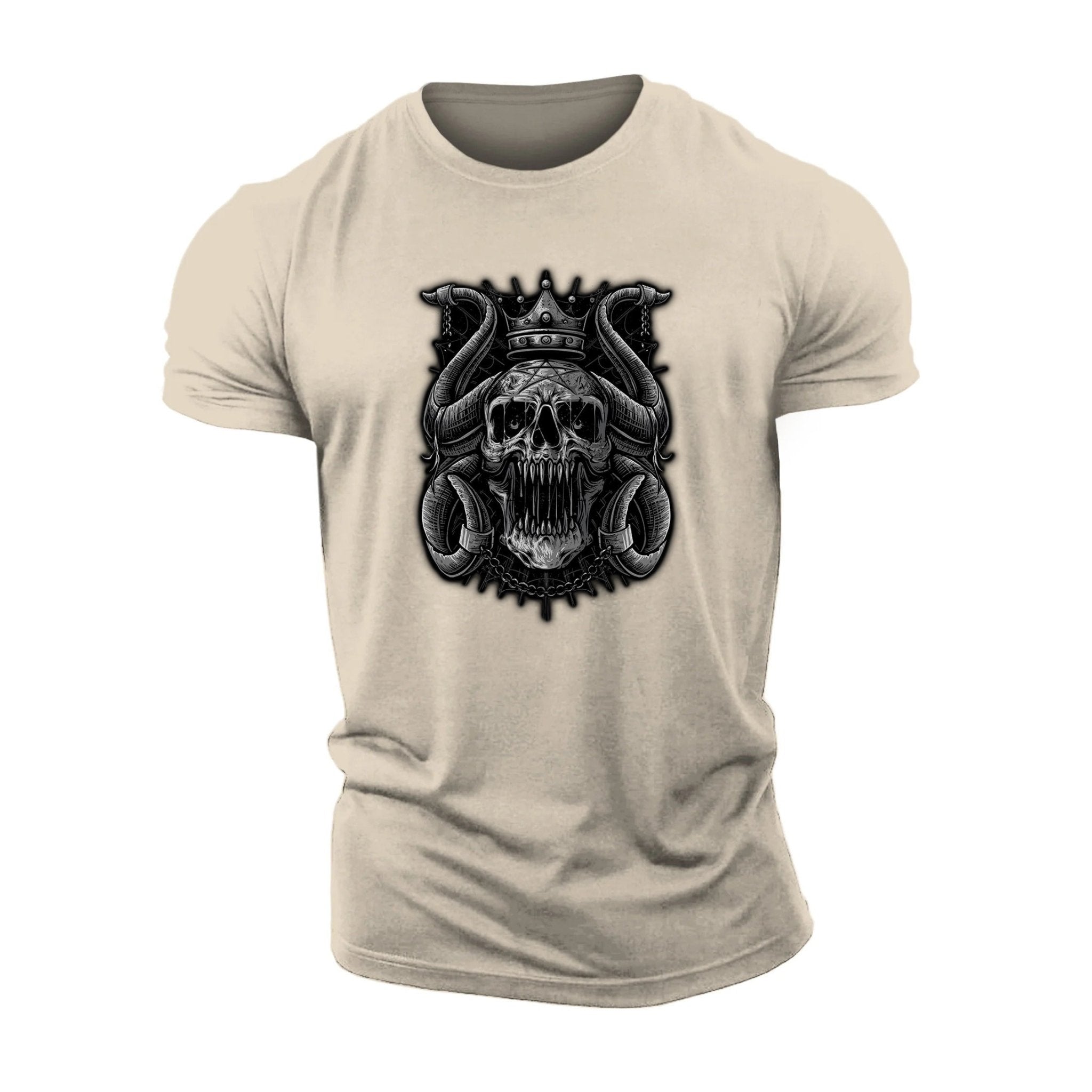 Chained Crown Skull T-shirt - Ironfit