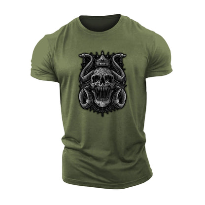Chained Crown Skull T-shirt - Ironfit