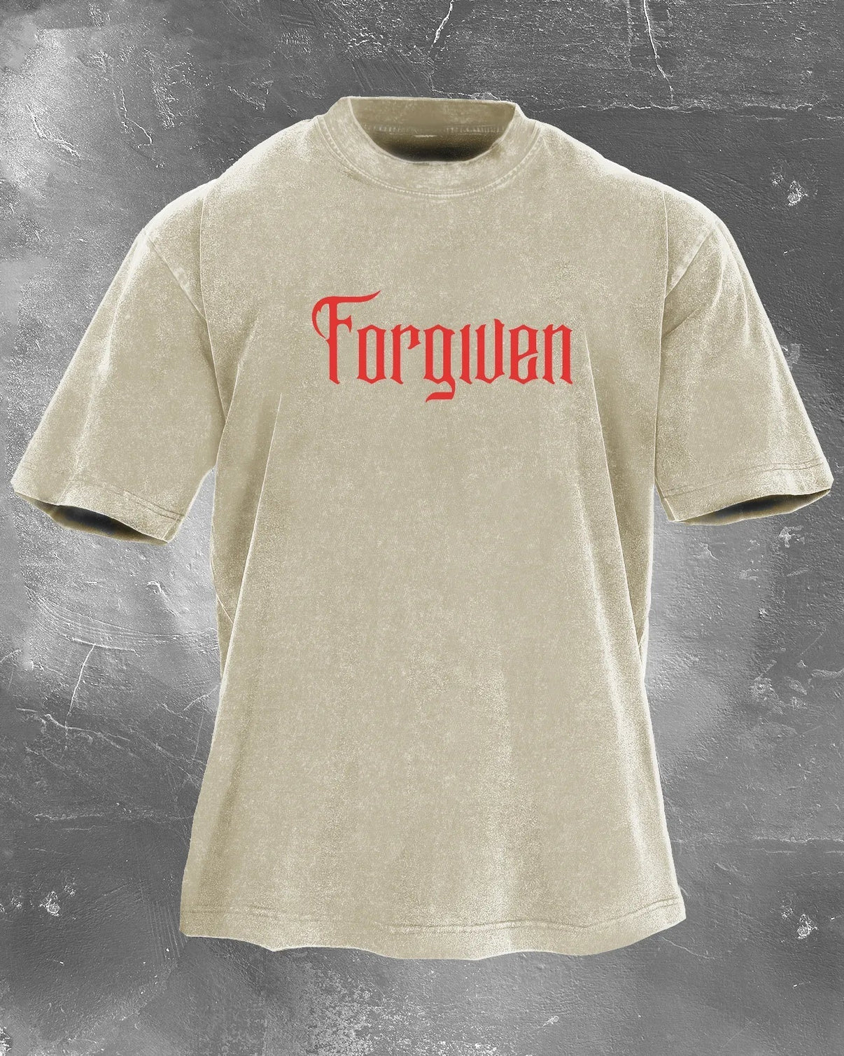CHRIST WHO LIVES IN ME WASHED T - SHIRT - Ironfit