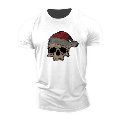 Christmas Skull T-Shirt - Gymfit