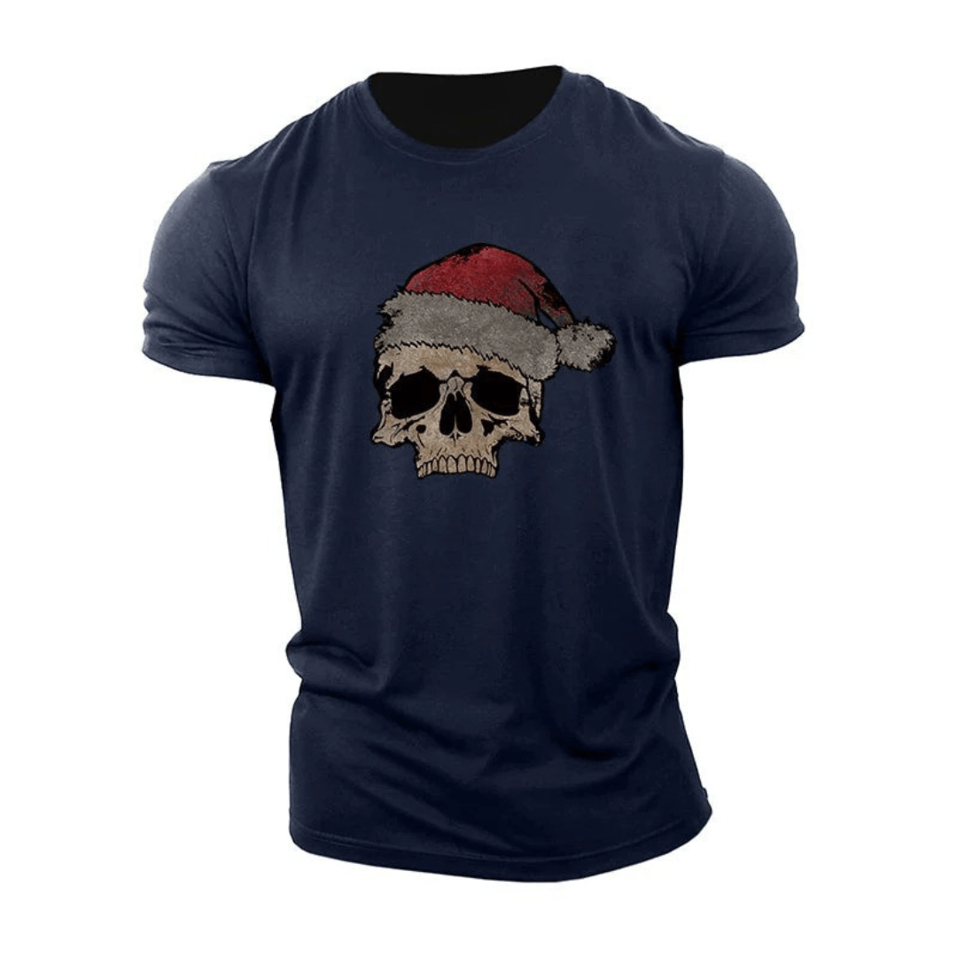 Christmas Skull T-Shirt - Gymfit