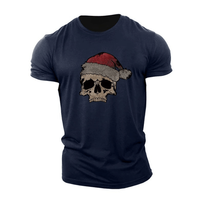 Christmas Skull T-Shirt - Gymfit
