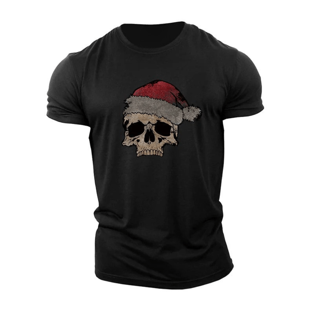Christmas Skull T-Shirt - Gymfit