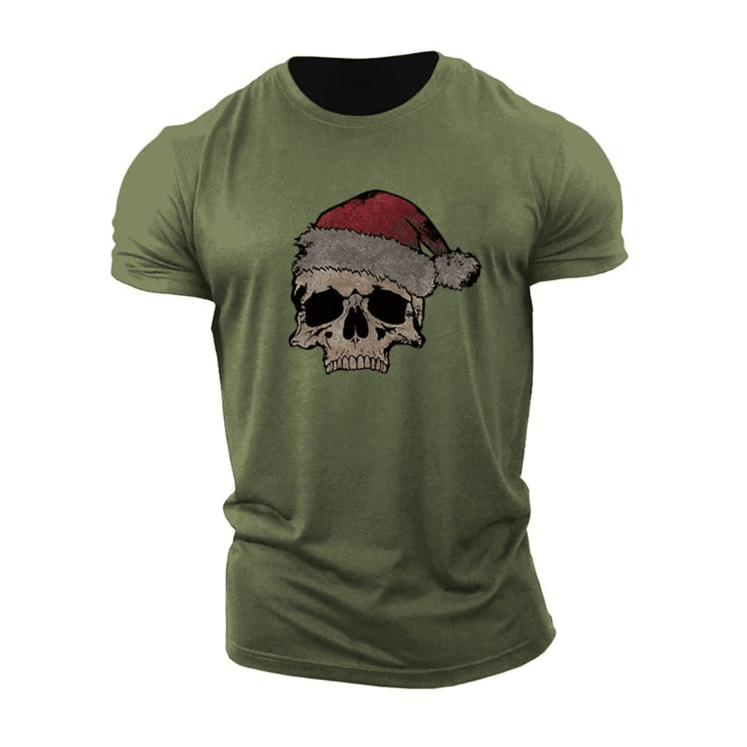 Christmas Skull T-Shirt - Ironfit