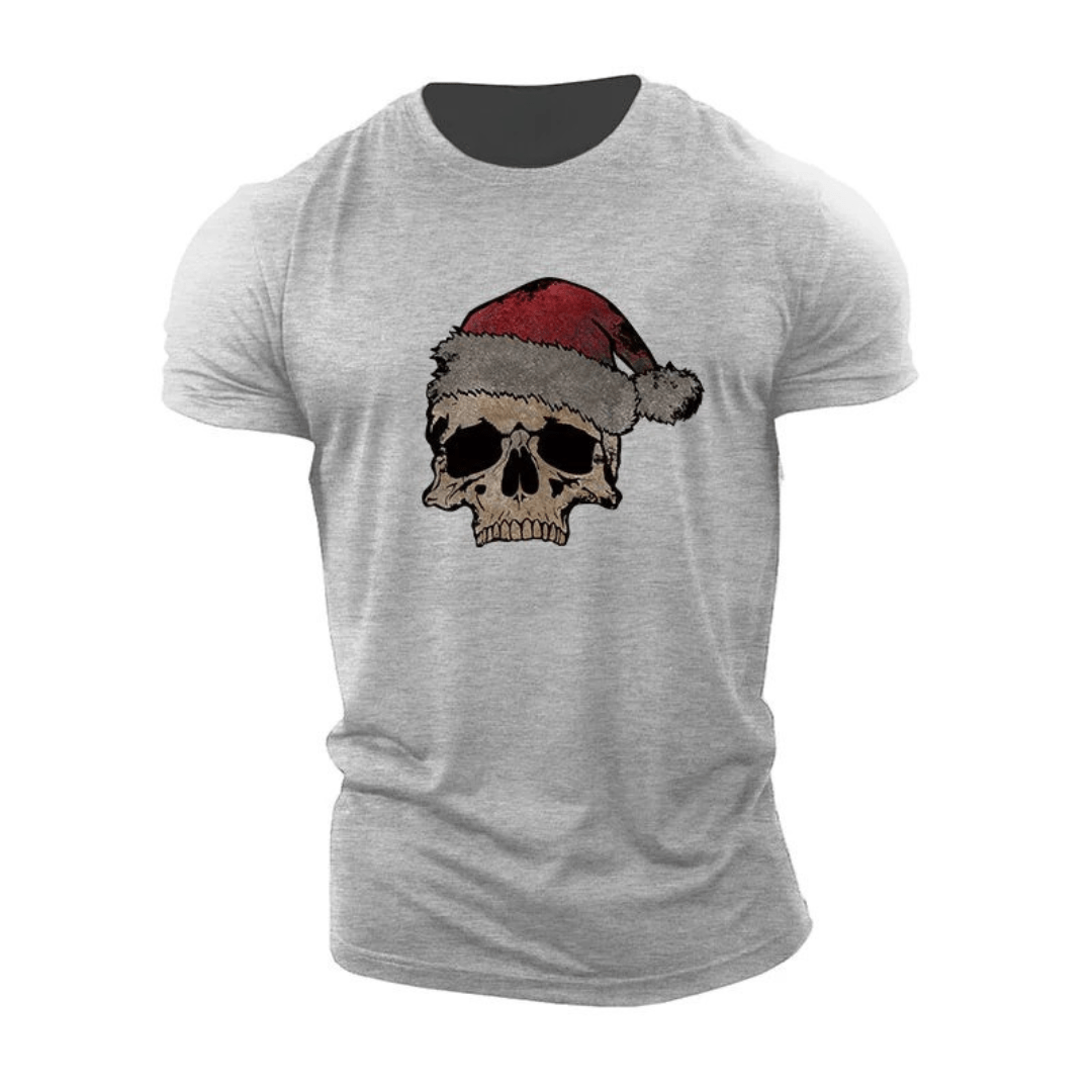 Christmas Skull T-Shirt - Gymfit