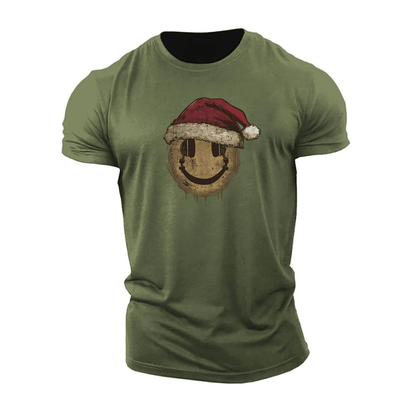 Weihnachts-Smilie-T-Shirt - Gymfit