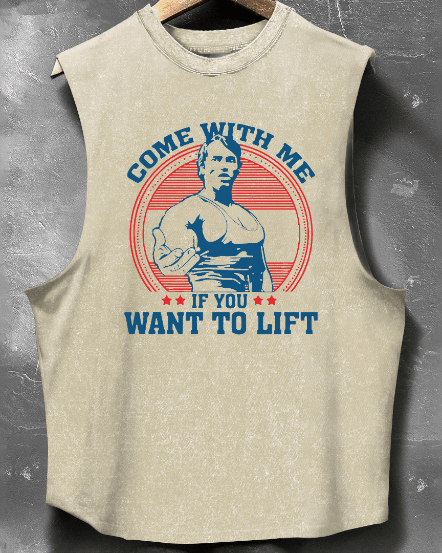 COME WITH ME IF YOU WANT TO LIFT SLEEVELESS TANK - Ironfit