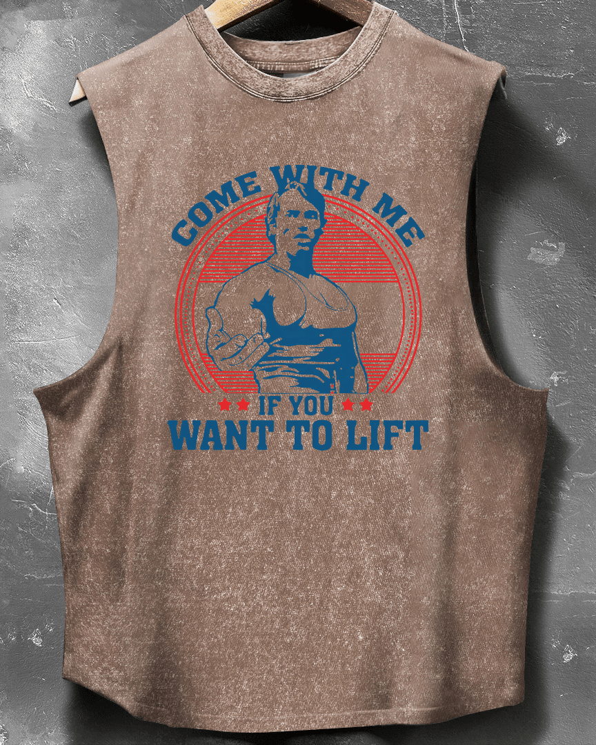 COME WITH ME IF YOU WANT TO LIFT SLEEVELESS TANK - Ironfit