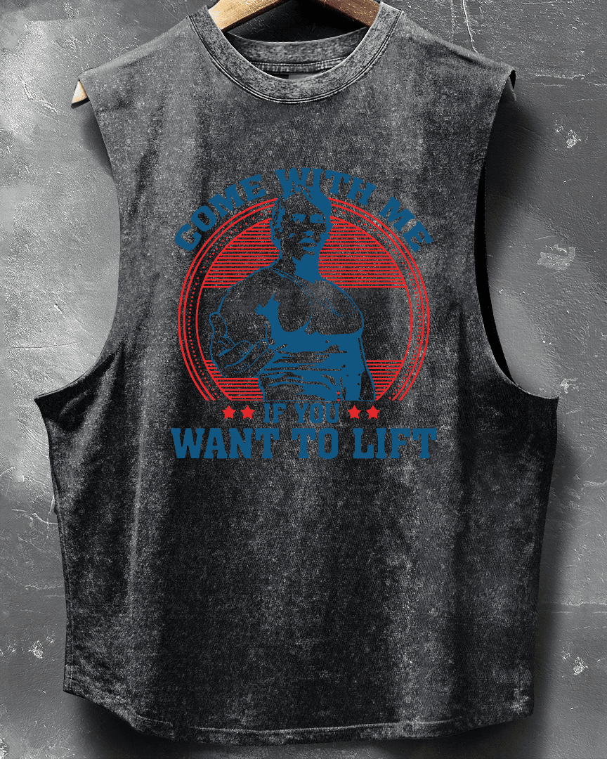 COME WITH ME IF YOU WANT TO LIFT SLEEVELESS TANK - Ironfit