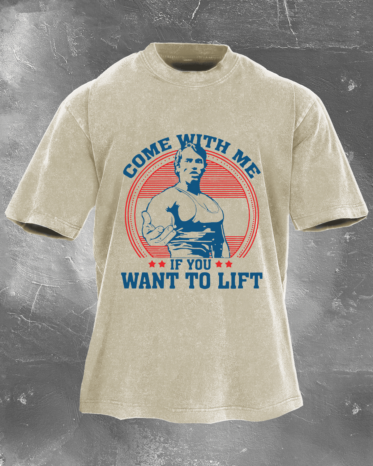 COME WITH ME IF YOU WANT TO WASHED T - SHIRT - Ironfit