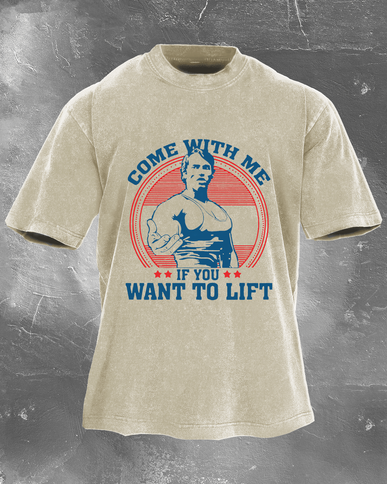 COME WITH ME IF YOU WANT TO WASHED T - SHIRT - Ironfit