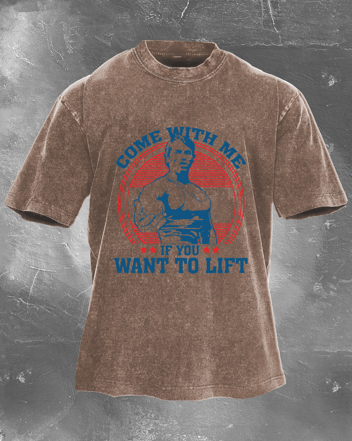 COME WITH ME IF YOU WANT TO WASHED T - SHIRT - Ironfit