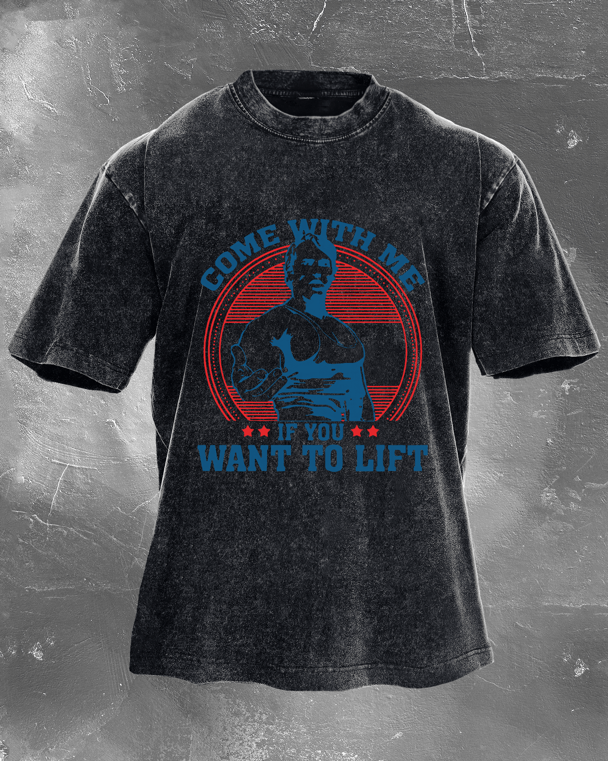 COME WITH ME IF YOU WANT TO WASHED T - SHIRT - Ironfit