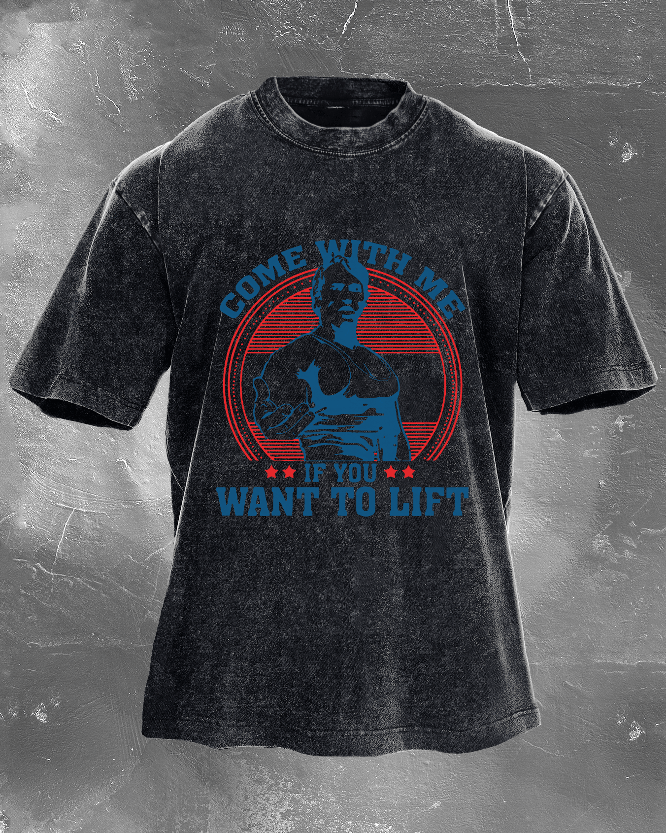 COME WITH ME IF YOU WANT TO WASHED T - SHIRT - Ironfit