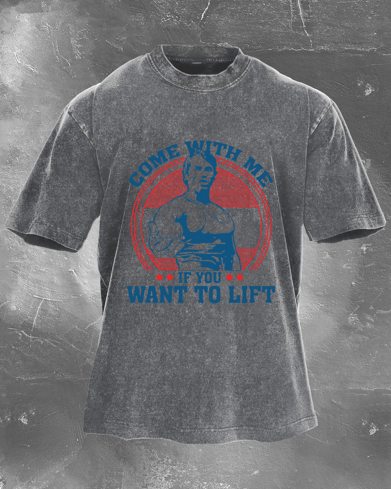 COME WITH ME IF YOU WANT TO WASHED T - SHIRT - Ironfit