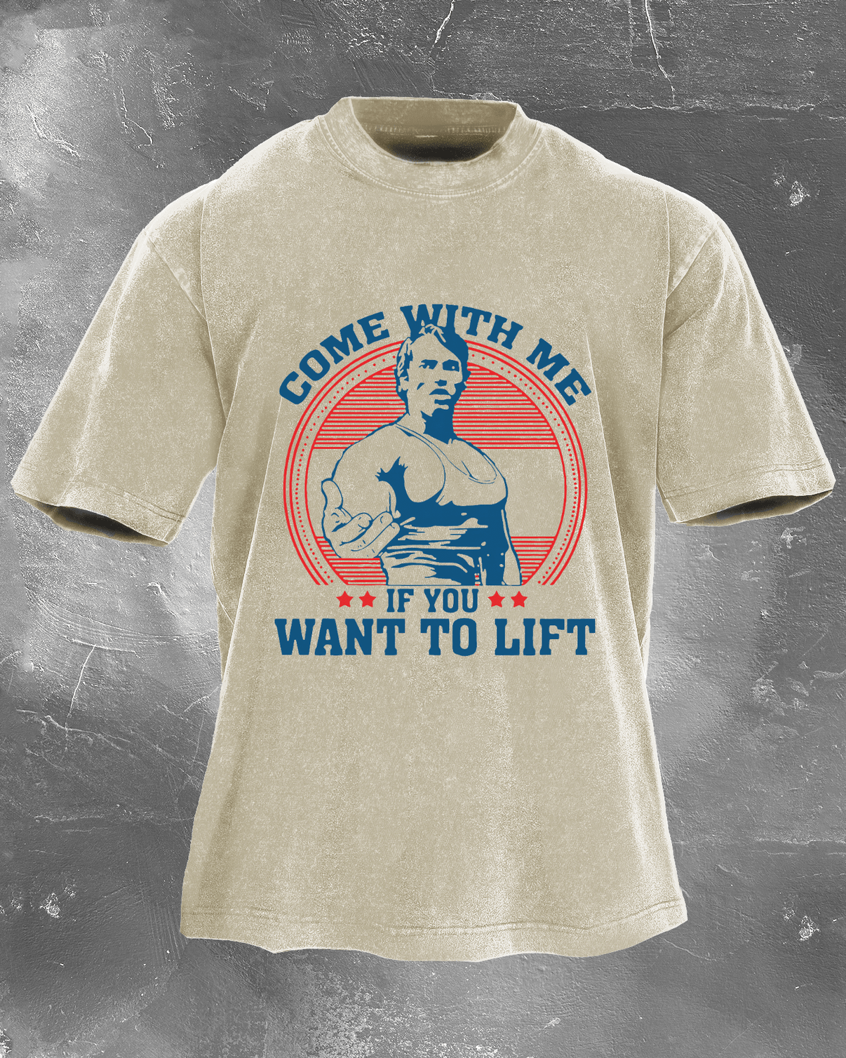 COME WITH ME IF YOU WANT TO WASHED T - SHIRT - Ironfit