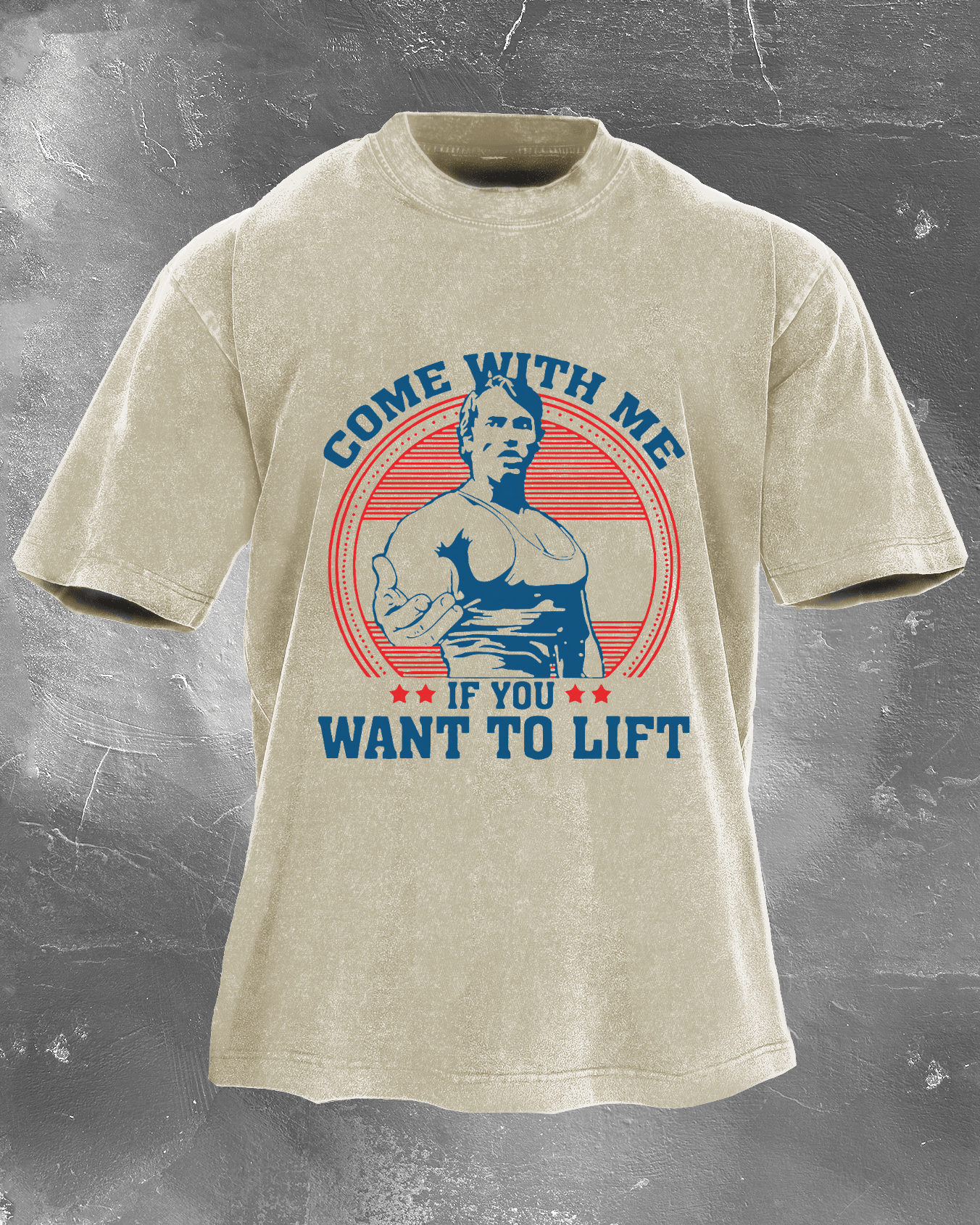 COME WITH ME IF YOU WANT TO WASHED T - SHIRT - Ironfit