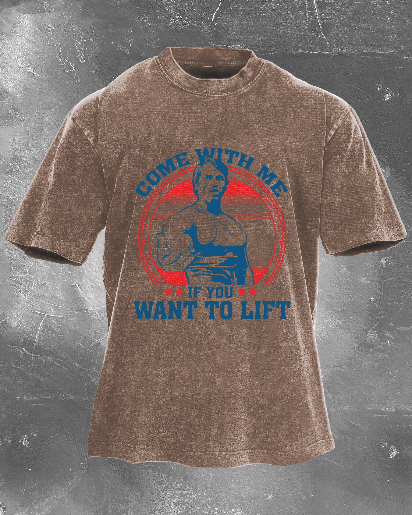 COME WITH ME IF YOU WANT TO WASHED T - SHIRT - Ironfit