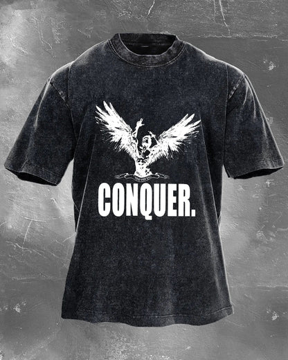 CONQUER MEN'S WADED T-SHIRT - Gymfit