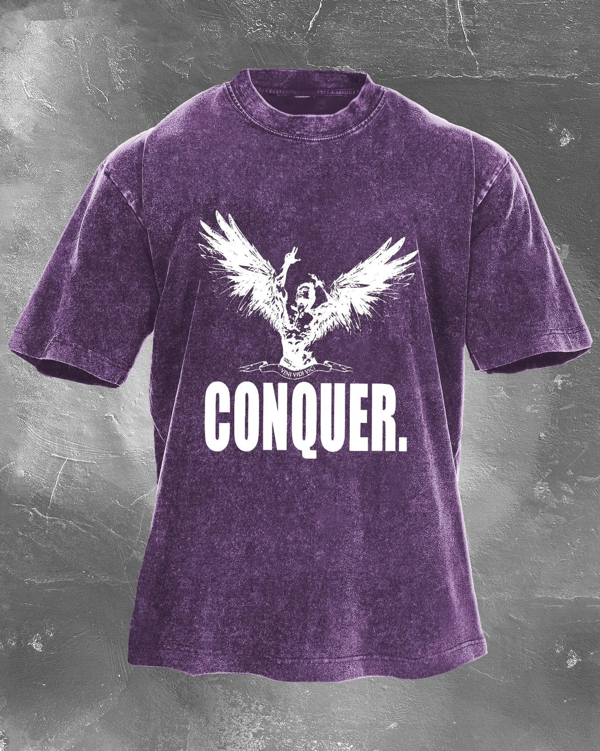 CONQUER MEN'S WASHED T - SHIRT - Ironfit