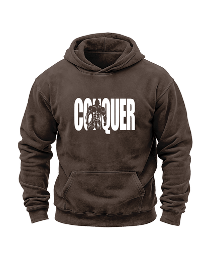 CONQUER WASHED HOODIE - Ironfit