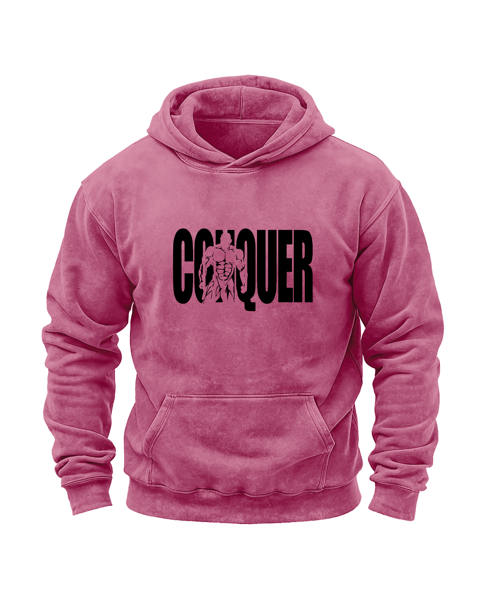 CONQUER WASHED HOODIE - Ironfit