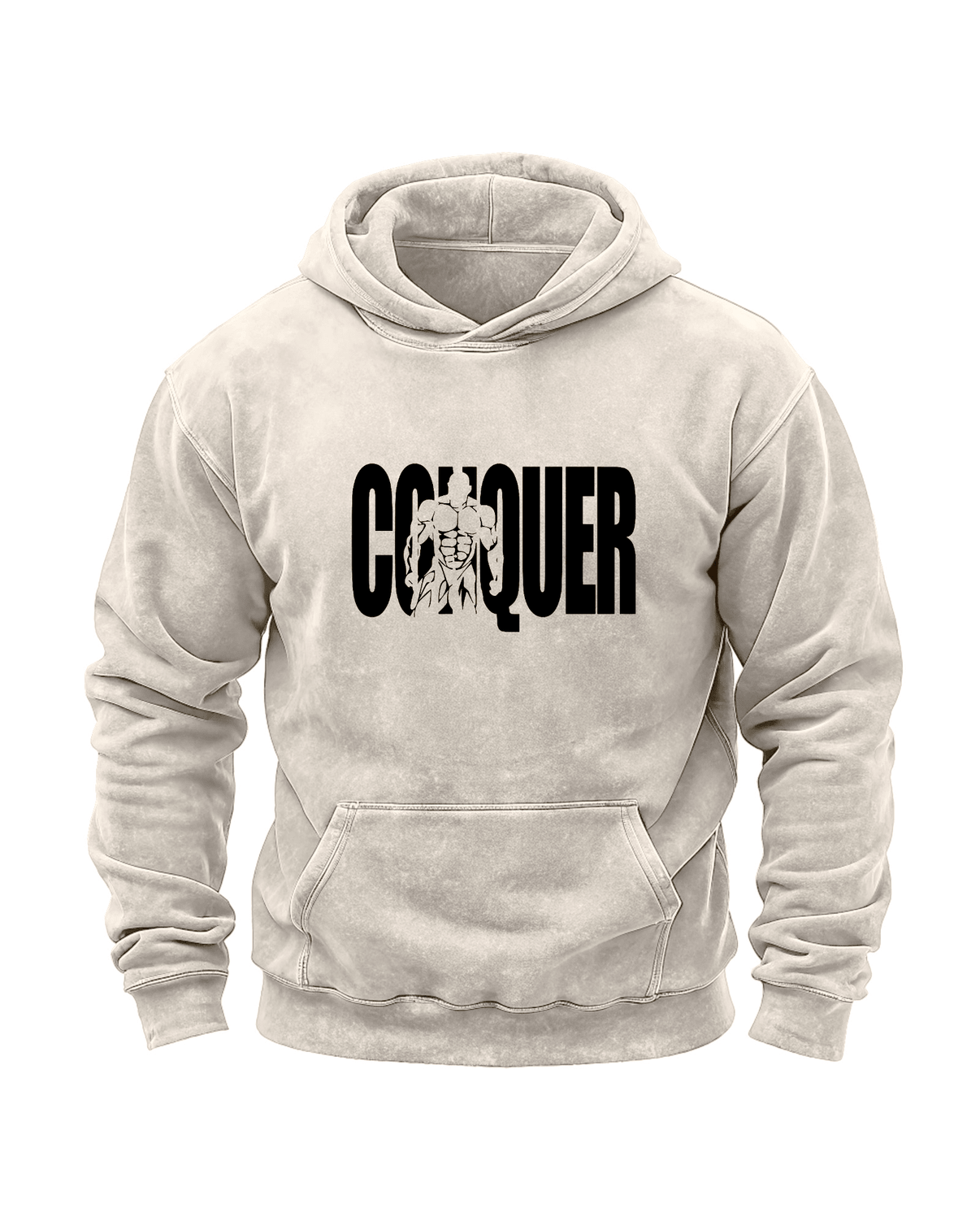 CONQUER WASHED HOODIE - Ironfit