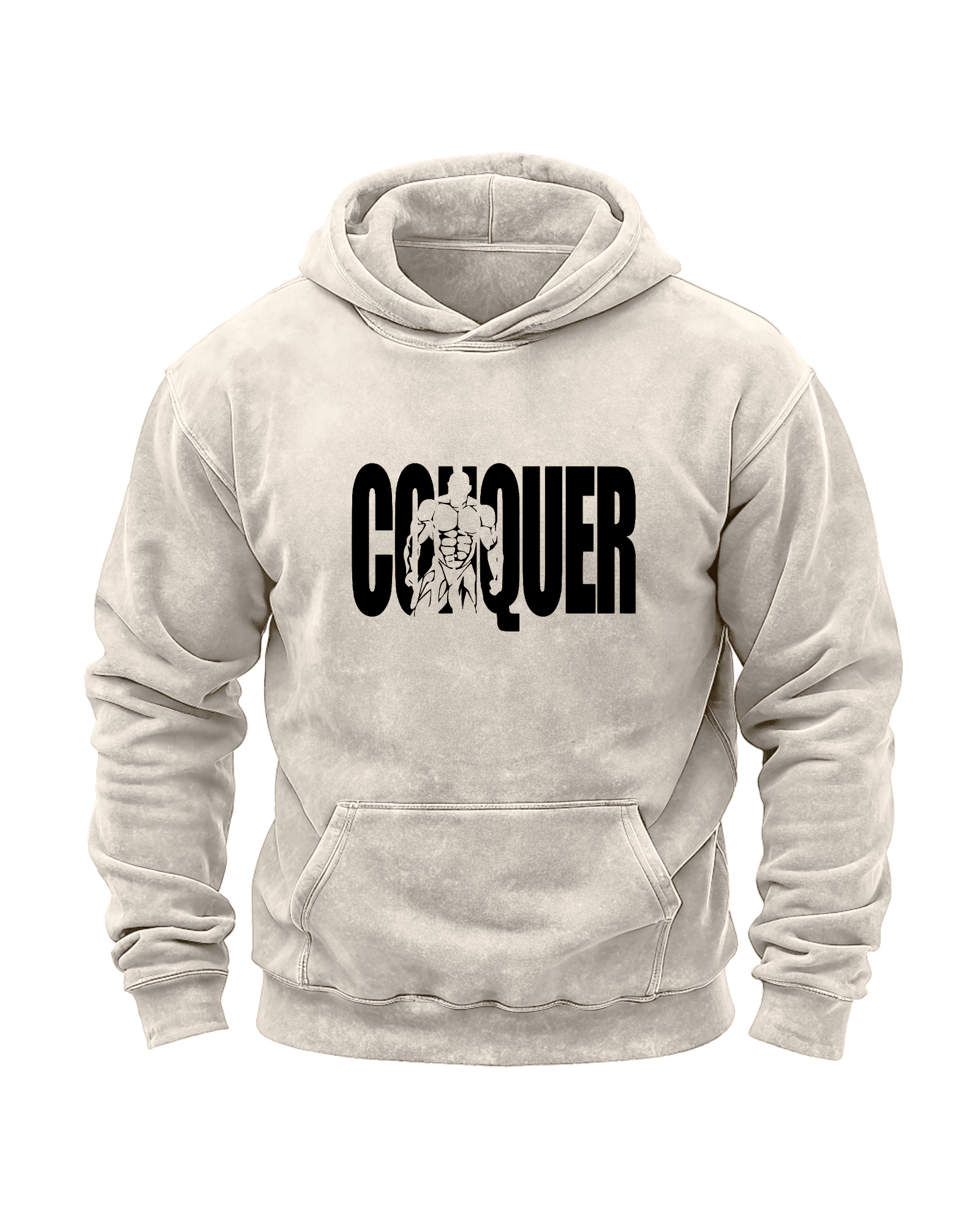 CONQUER WASHED HOODIE - Ironfit