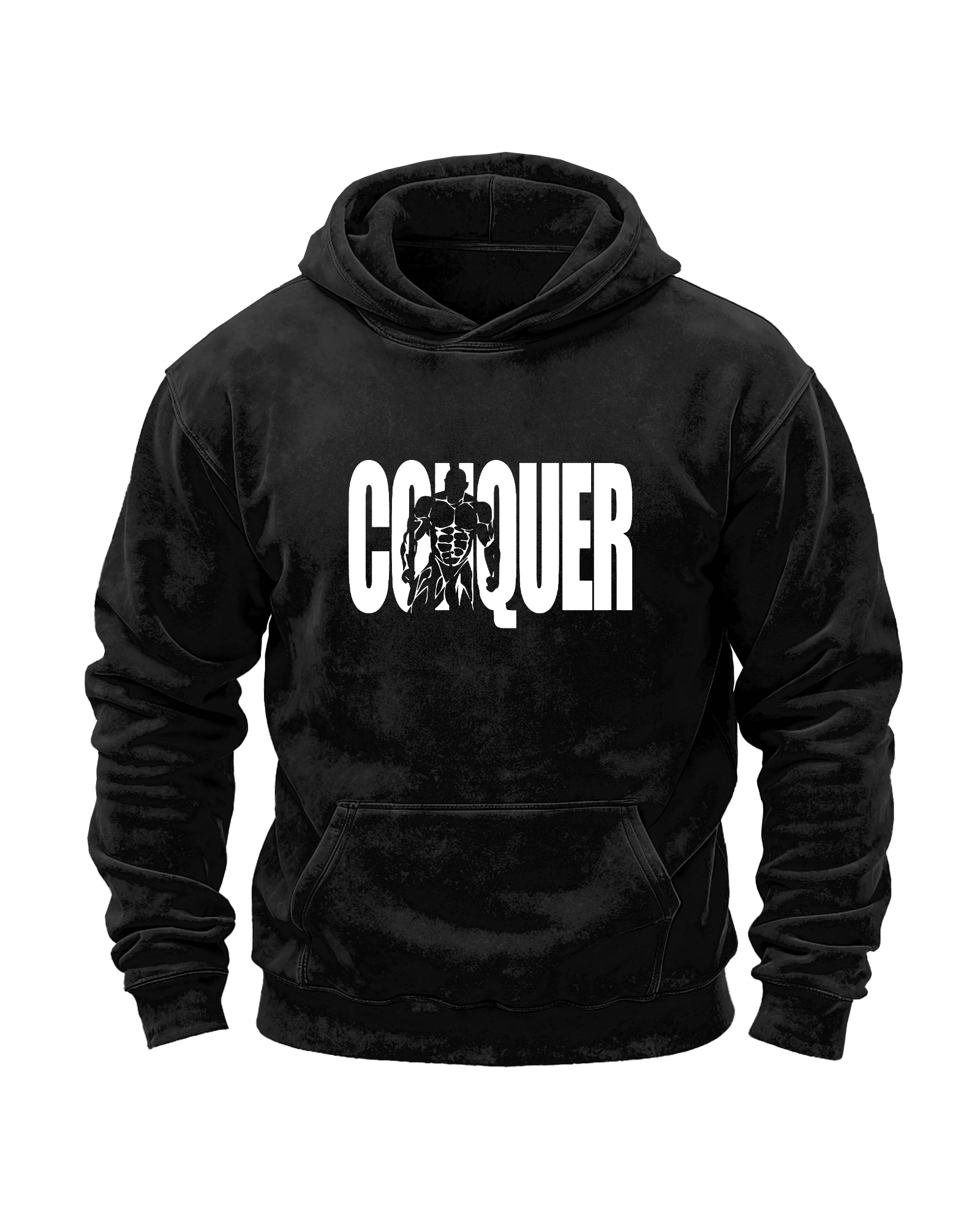 CONQUER WASHED HOODIE - Ironfit