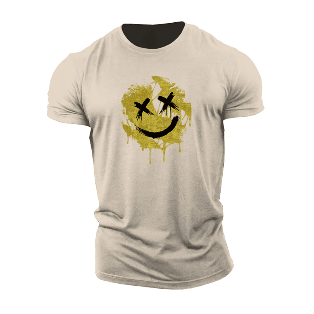 Cracked Smiley T-Shirt - Ironfit