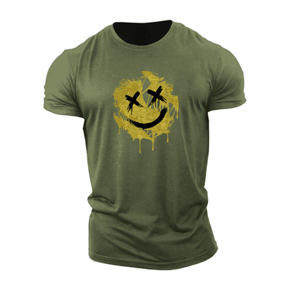 Cracked Smiley T-Shirt - Ironfit