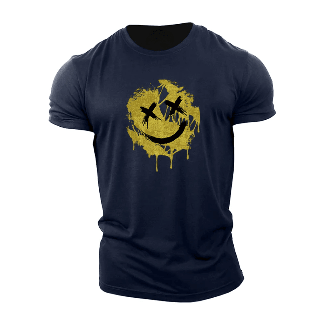 Cracked Smiley T-Shirt - Ironfit