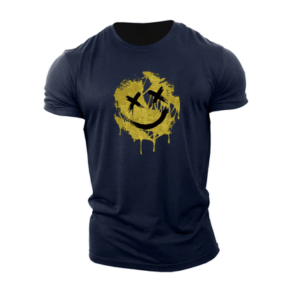 Cracked Smiley T-Shirt - Ironfit