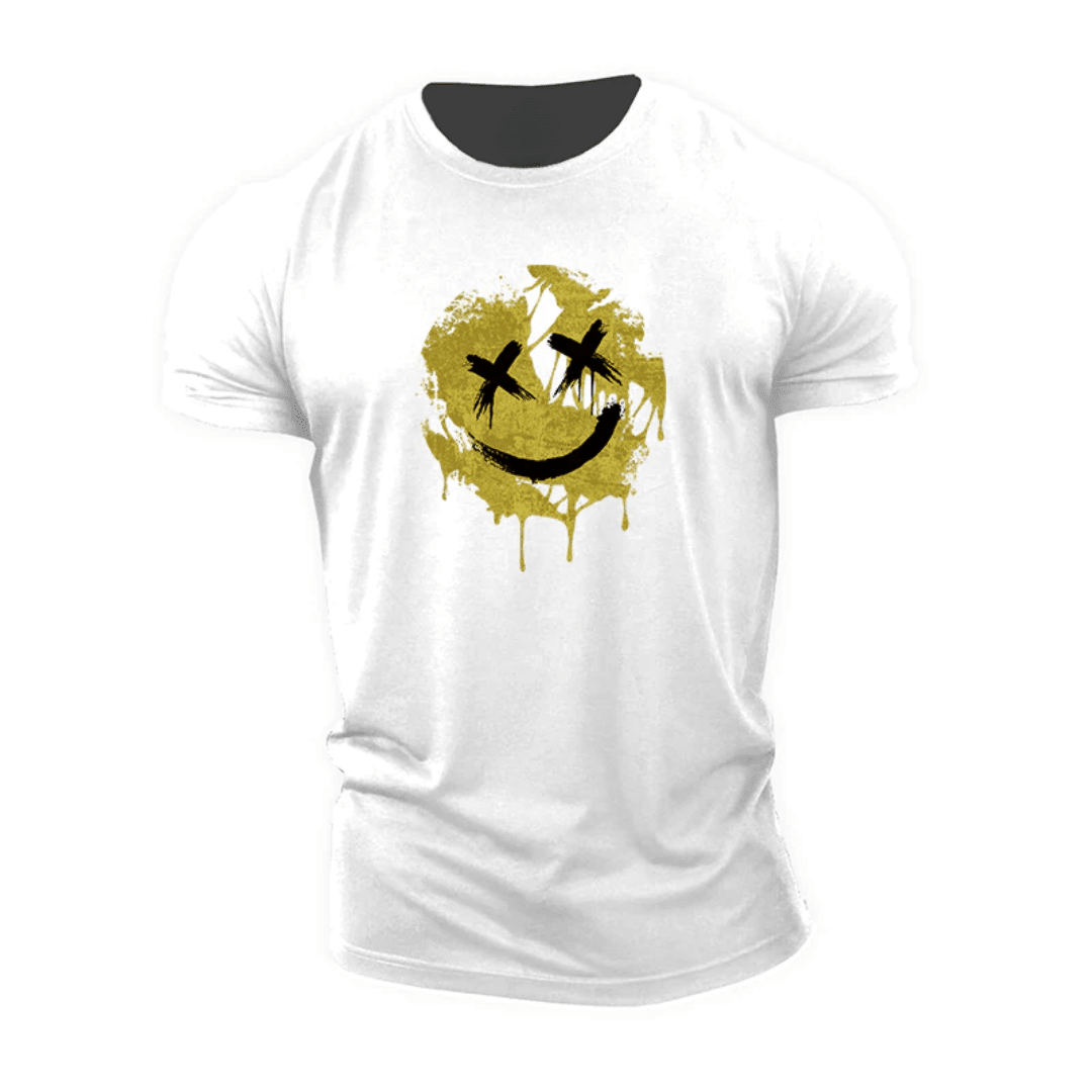 Cracked Smiley T-Shirt - Ironfit