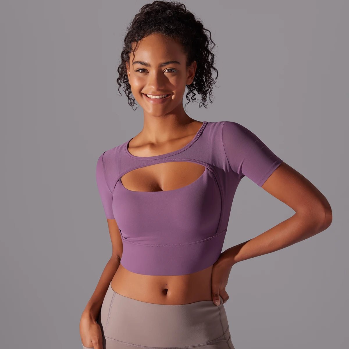 Crop mesh sport top - Ironfit
