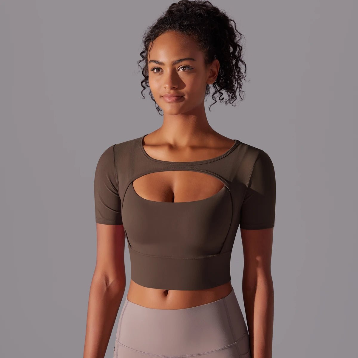 Crop mesh sport top - Ironfit