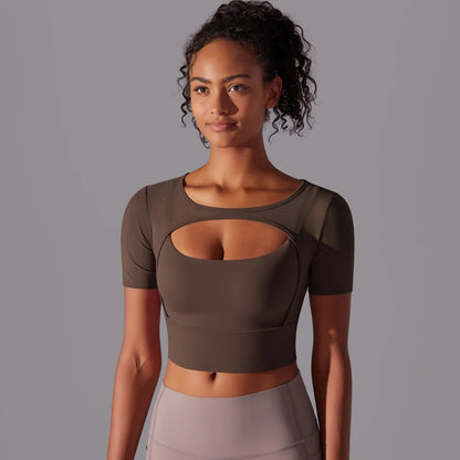 Crop mesh sport top - Ironfit