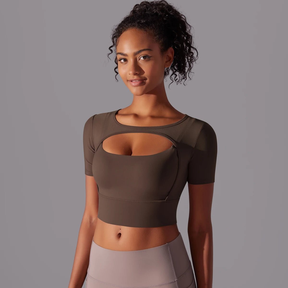 Crop mesh sport top - Ironfit
