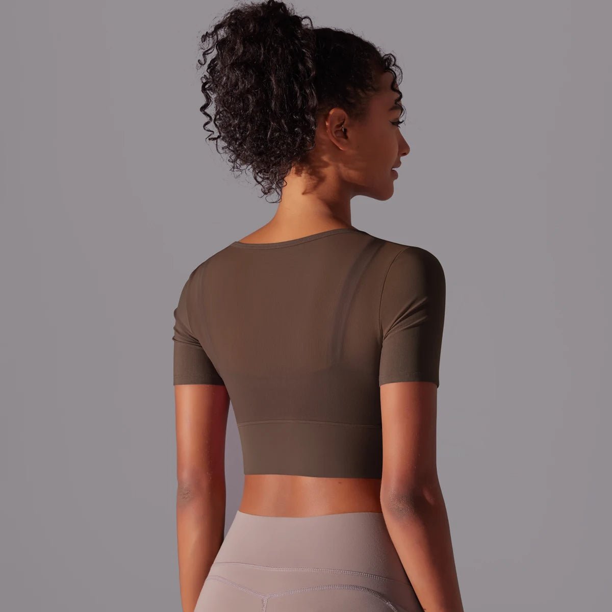 Crop mesh sport top - Ironfit