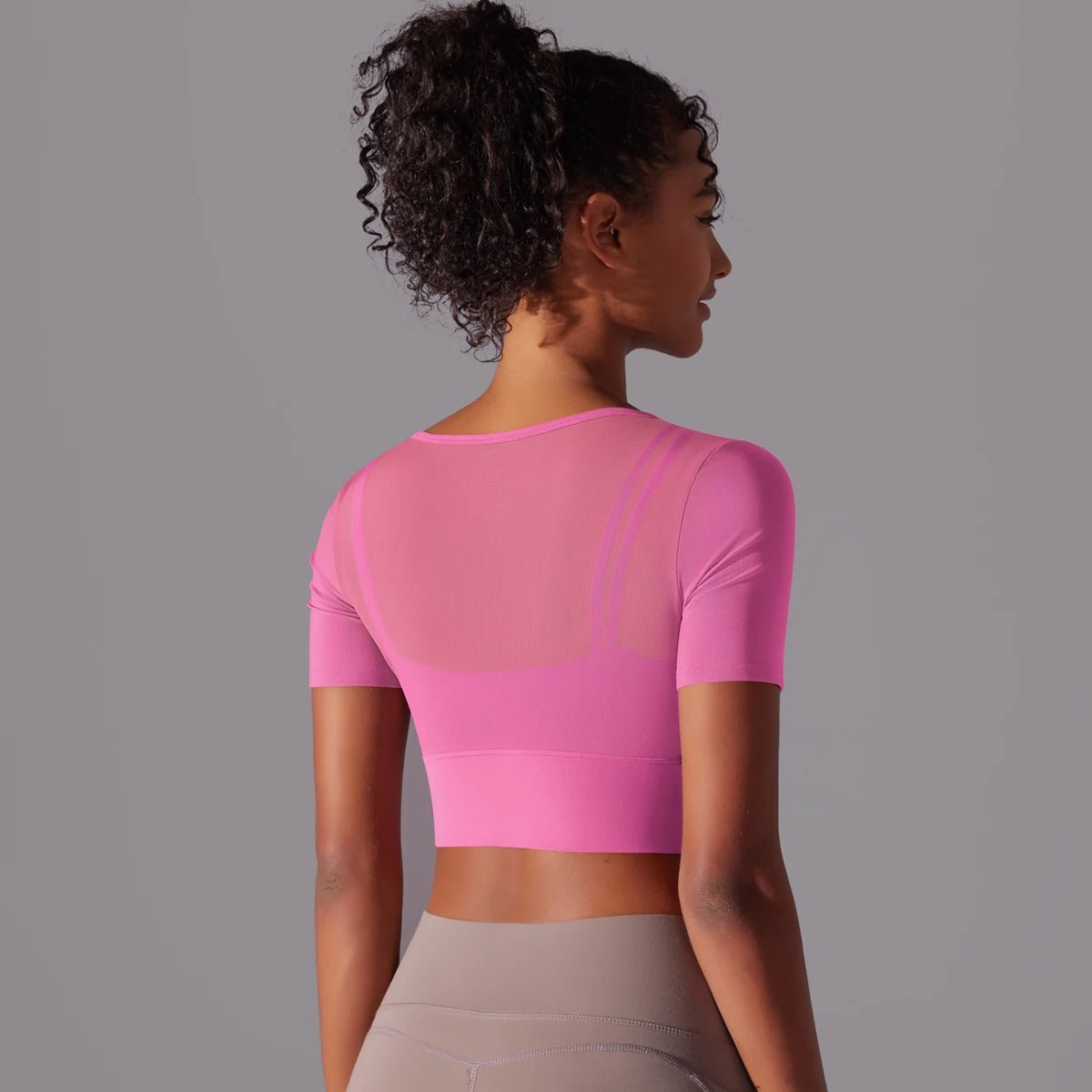 Crop mesh sport top - Ironfit