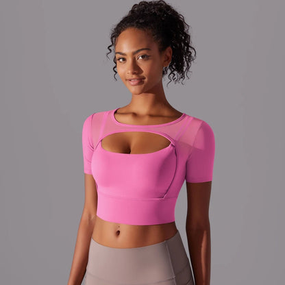 Crop mesh sport top - Ironfit