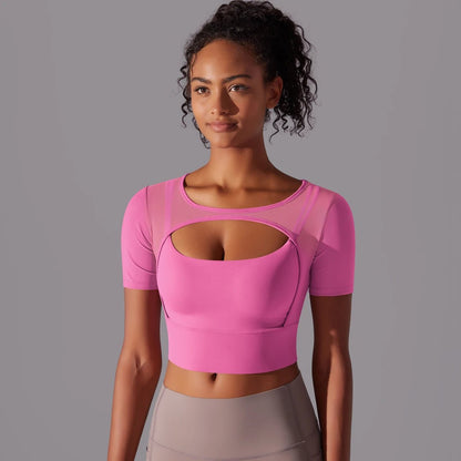 Crop mesh sport top - Ironfit