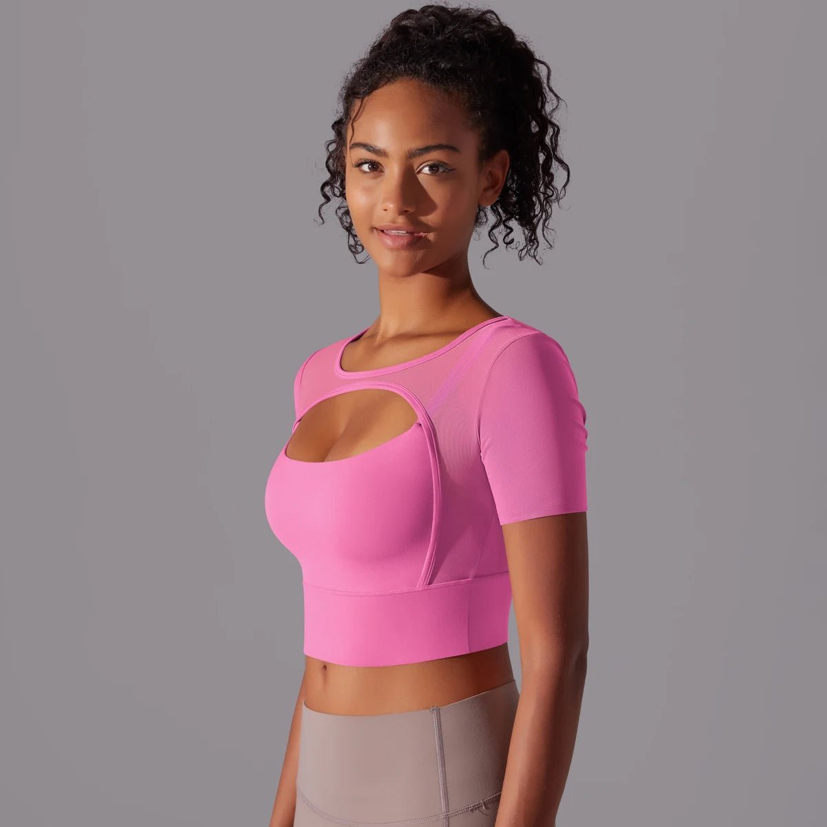 Crop mesh sport top - Ironfit