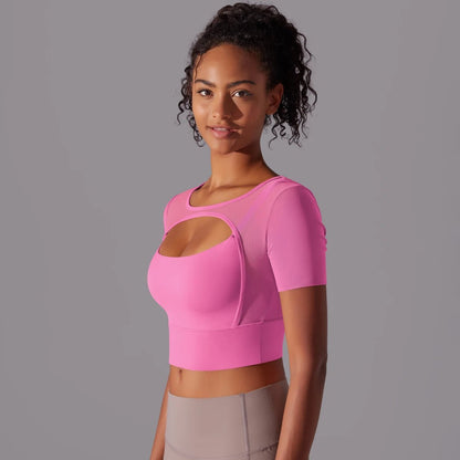 Crop mesh sport top - Ironfit