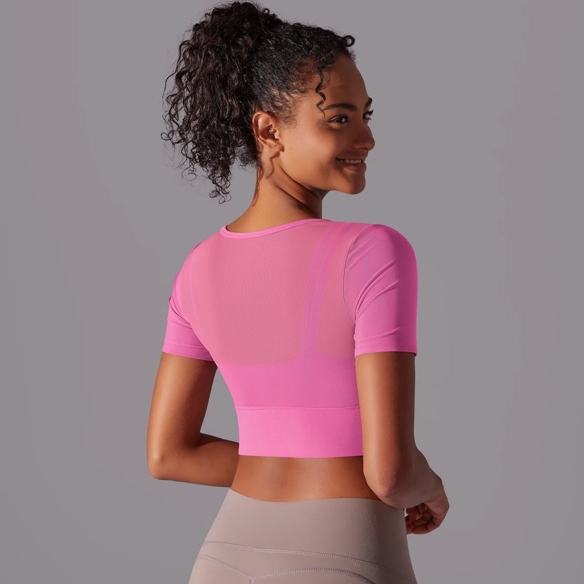 Crop mesh sport top - Ironfit