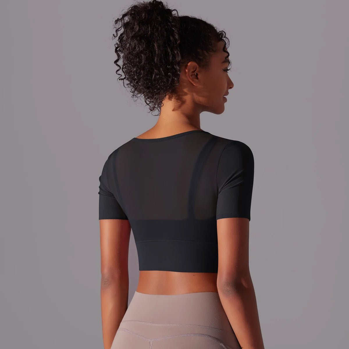 Crop mesh sport top - Ironfit