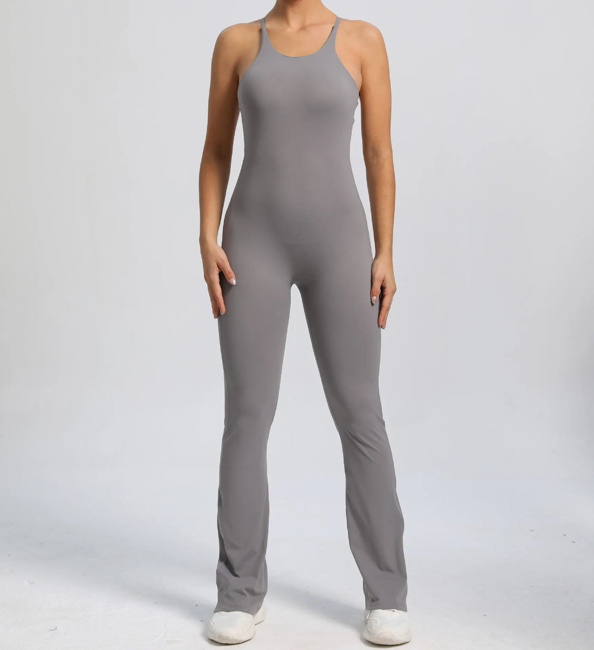 Cross V - back Scrunch Jumpsuit - Ironfit